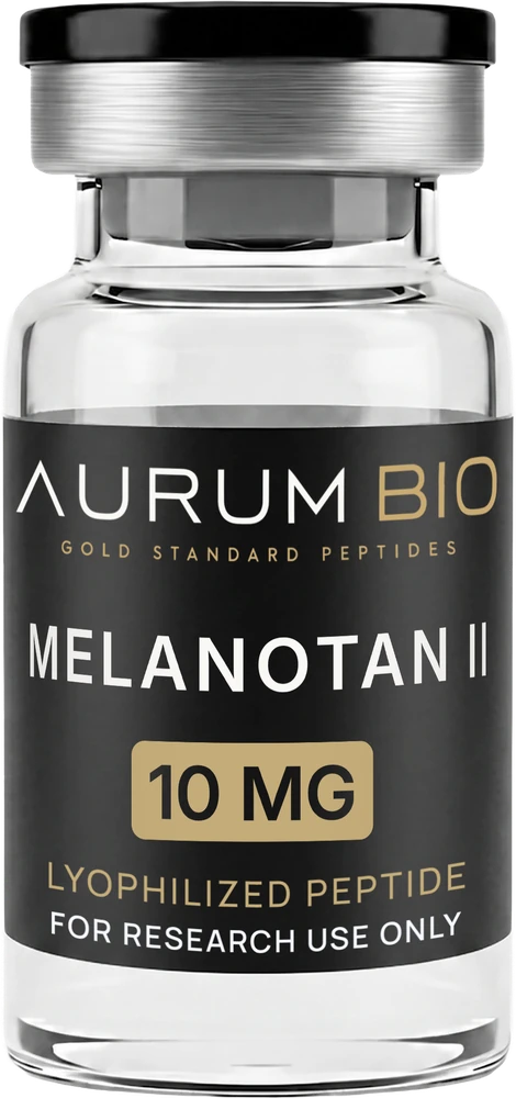 Melanotan II research peptide vial